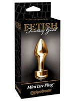2. Sex Shop, Mini Luv Plug - Fetish Fantasy Gold