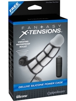 2. Sex Shop, Deluxe Silicone Power Cage - Black