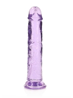 3. Sex Shop, 7 inch Crystal Clear Realistic Dildo - Purple by SHOTS