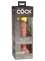 5. Sex Shop, Dual Density 6 inch Suction Cup Dildo by King Cock