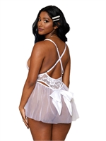 2. Sex Shop, 2-Piece White Skirt Teddy by DreamGirl