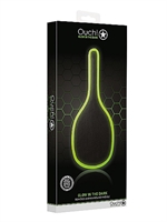 4. Sex Shop, Bonded Leather Round Paddle - Glow in the Dark by Ouch