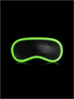 4. Sex Shop, Bonded Leather Blindfold - Glow in the Dark by Ouch