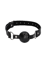 2. Sex Shop, Breathable Ball Gag with Nipple Clamps by Ouch