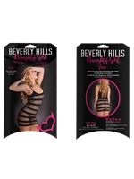 3. Sex Shop, Fishnet Stripes Spaghetti Strap Dress by Beverly Hills Naughty Girl