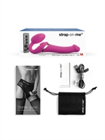 6. Sex Shop, Medium Fuschia Multi Orgasm Bendable Strap-On by Strap-On-Me