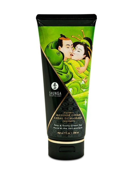 Pear and Exotic Green Tea Massage Cream by Shunga