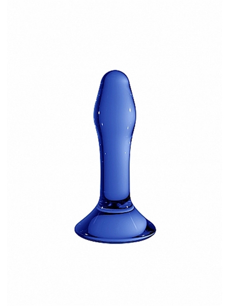 Butt plug or vaginal Star Blue 4.5" by Chrystalino