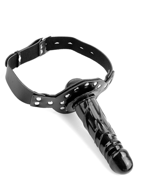 Fetish Deluxe Ball Gag and Dong Black