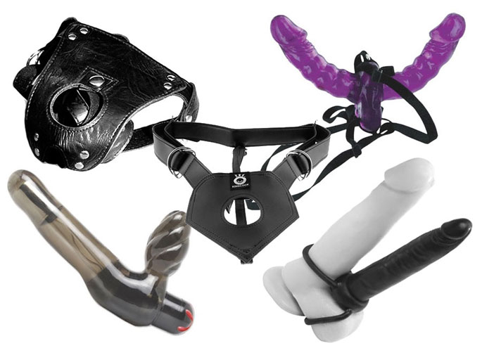 Buy dildo with harness online