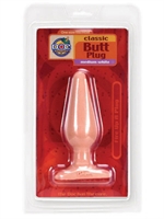2. Sex Shop, Classic Butt Plug 5.5" Beige