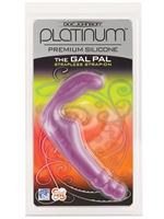 2. Sex Shop, Platinum Silicone The Gal Pal Strapless Purple