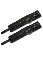 2. Sex Shop, Locking Leather LXB Cuffs - Small