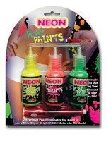 2. Sex Shop, Neon Body Paints, 3 Pack Card
