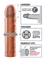 3. Sex Shop, Perfect 2" Extension - Beige