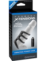 2. Sex Shop, Vibrating Power Cage - Black