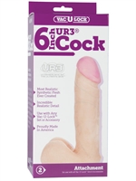 3. Sex Shop, 6" Dildo - UR3 - Vac-U-Lock