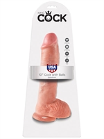 6. Sex Shop, King Cock - 10" with Testicles