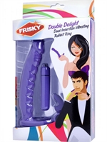 4. Sex Shop, Double Delight Dual Penetration Vibrating Rabbit Cock Ring