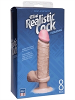 2. Sex Shop, A Vibrating Realistic CocK - 8 inches Beige