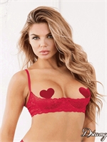 5. Sex Shop, Stretch Lace Open Cup Bra by Dreamgirl