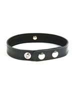 2. Sex Shop, Suede Lined Leather Collar with Ring