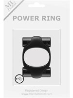3. Sex Shop, Cock Ring Power by ML Creation - Black