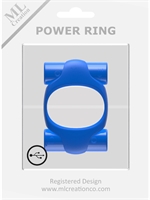 3. Sex Shop, Cock Ring Power by ML Creation - Blue