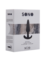 3. Sex Shop, Butt Plug Black No.29 by Sono