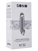 4. Sex Shop, Stretchy Penis Extension Translucid no32 by Sono