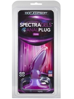 2. Sex Shop, Purple Spectra-Gels Anal Plug 4" by Doc Johnson