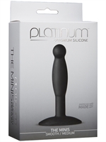 3. Sex Shop, Medium Butt Plug Silicone Smooth Black