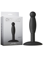 2. Sex Shop, Medium Butt Plug Silicone Smooth Black