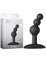 2. Sex Shop, Medium Butt Plug Silicone Bubble Black