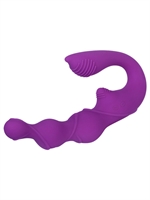 5. Sex Shop, Strapless Strap-On Purple Come Together by Evolved