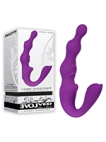 6. Sex Shop, Strapless Strap-On Purple Come Together by Evolved