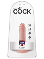 3. Sex Shop, King cock 5" dildo by Pipedream