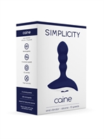 4. Sex Shop, Caine anal vibrator by Simplicity