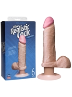 2. Sex Shop, A Vibrating Realistic Cock - 6 inches Beige