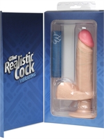 3. Sex Shop, A Vibrating Realistic Cock - 6 inches Beige