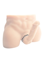 4. Sex Shop, Stainless steel beaded cock ring 1.75" by  Master Series