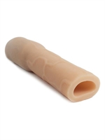 2. Sex Shop, 3" xtra thick uncut penis extension by Cyberskin