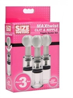 5. Sex Shop, Maxtwist clit and nipple triple sucker set by Size Matters