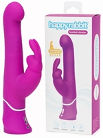 6. Sex Shop, Beaded G-Spot vibrator purple by Happy Rabbit | DAMAGED BOX\FINAL SALE