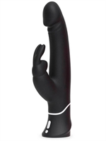 2. Sex Shop, Realistic rabbit black vibrator by Happy Rabbit