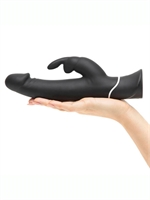 4. Sex Shop, Realistic rabbit black vibrator by Happy Rabbit