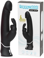 6. Sex Shop, Realistic rabbit black vibrator by Happy Rabbit