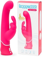 6. Sex Shop, G-Spot rabbit vibrator pink by Happy Rabbit