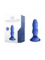 2. Sex Shop, Pleaser Blue butt plug by Chrystalino