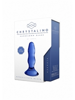 4. Sex Shop, Pleaser Blue butt plug by Chrystalino